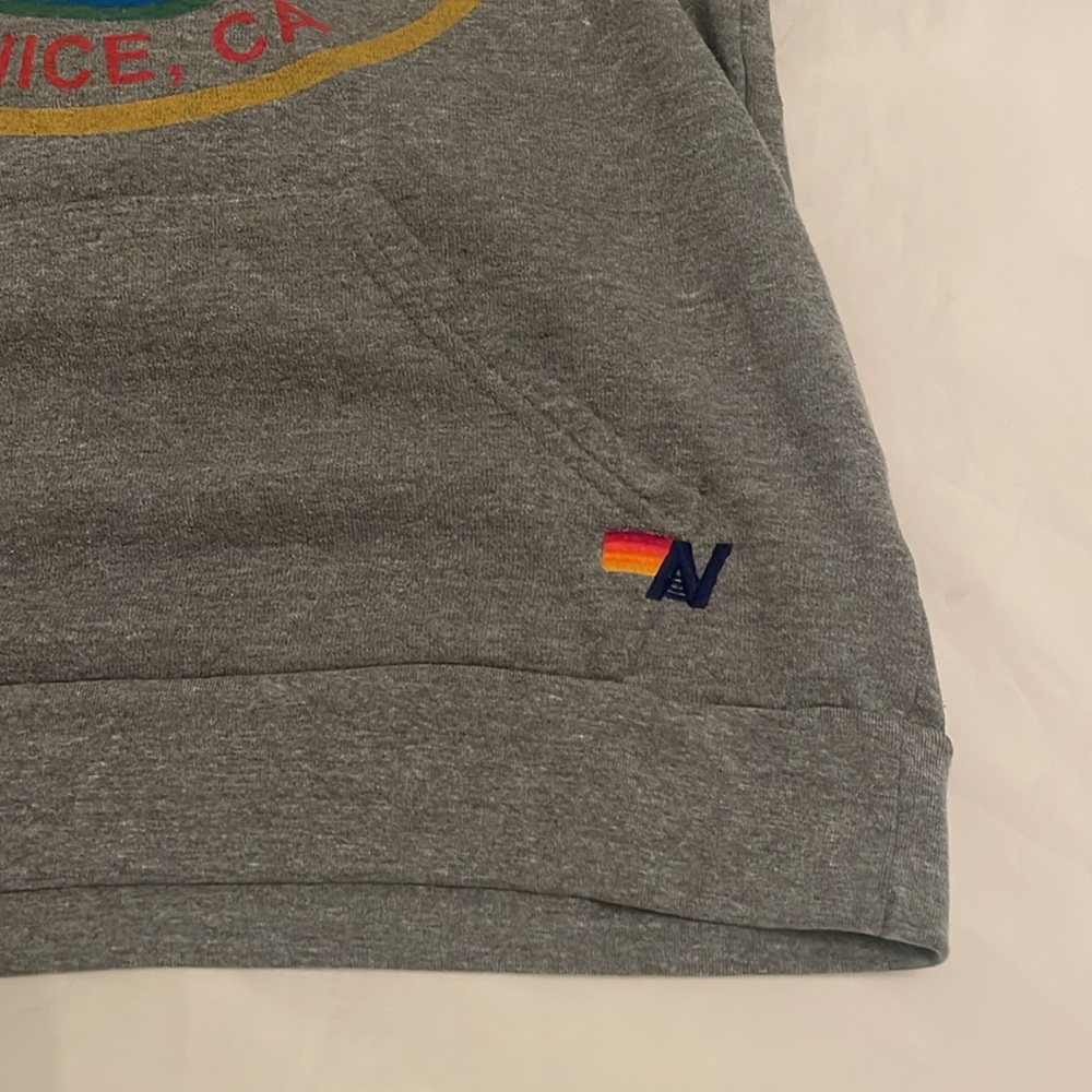 Aviator nation pullover hoodie. Unisex. Size medium. Grey - Picture 3 of 3
